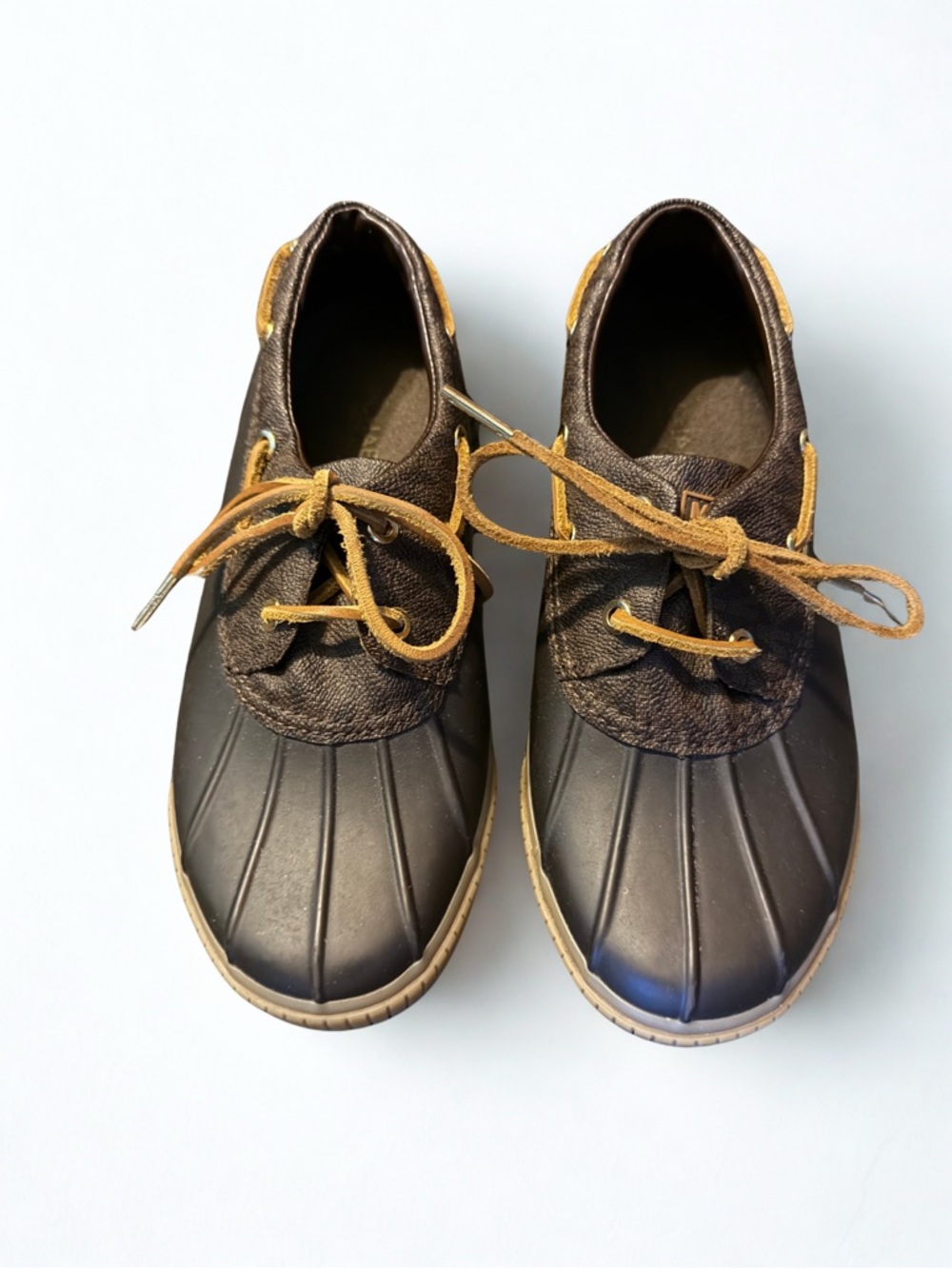 Michael Kors Brown Rubber Sole Duck Shoes
